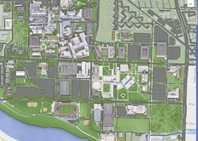 map of IUPUI campus